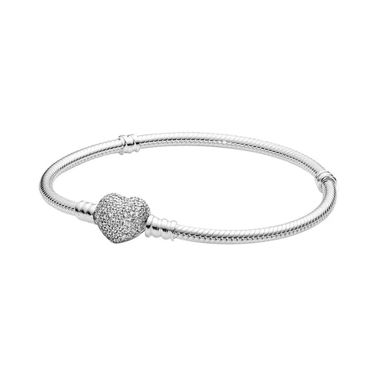 Pulseira de prata 925 Bella Charm Heart