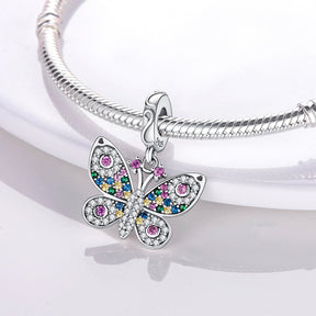 Berloque de prata 925 Bright Butterfly